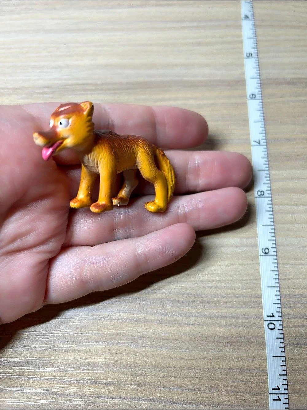 Small Brown & Yellow Animal Figure